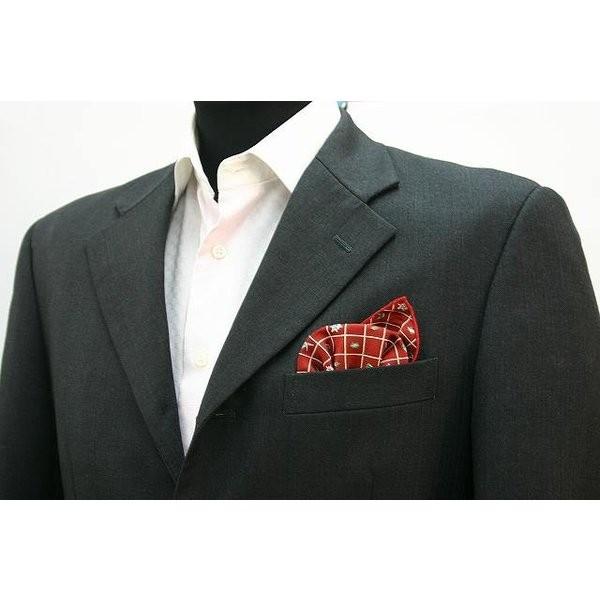 ポケットチーフ 結婚式 ワンタッチ ブランド フィックスポン fixpon メンズ オリジナル レッ...