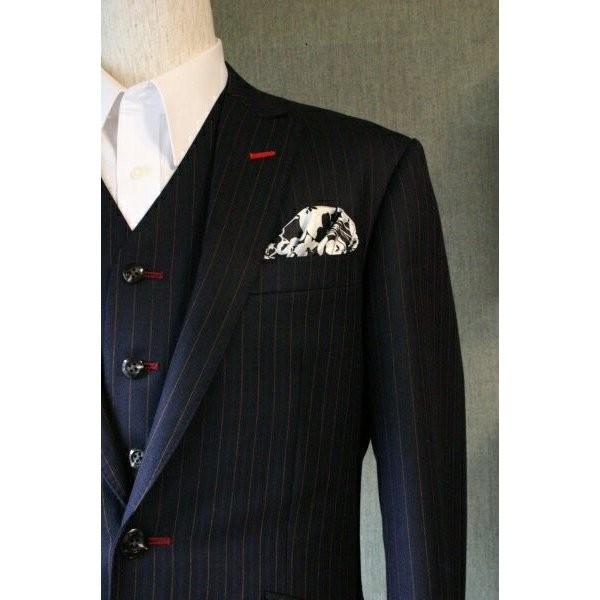 ポケットチーフ 結婚式 ワンタッチ ブランド フィックスポン fixpon メンズ パッフド２ ブラ...