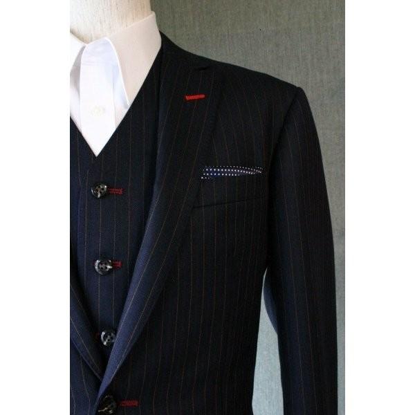 ポケットチーフ 結婚式 ワンタッチ ブランド フィックスポン fixpon メンズ スクエア 濃紺 ...