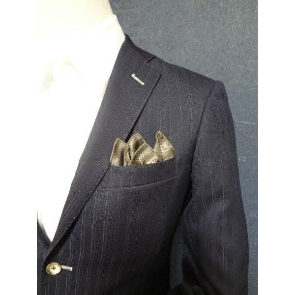 ポケットチーフ 結婚式 ワンタッチ ブランド フィックスポン fixpon メンズ クラッシュ 博多...