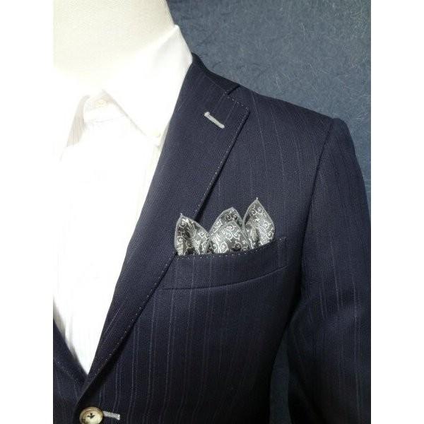 ポケットチーフ 結婚式 ワンタッチ ブランド フィックスポン fixpon メンズ クラッシュ 博多...