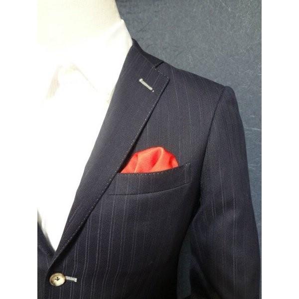 ポケットチーフ 結婚式 ワンタッチ ブランド フィックスポン fixpon メンズ パッフド２ 濃オ...