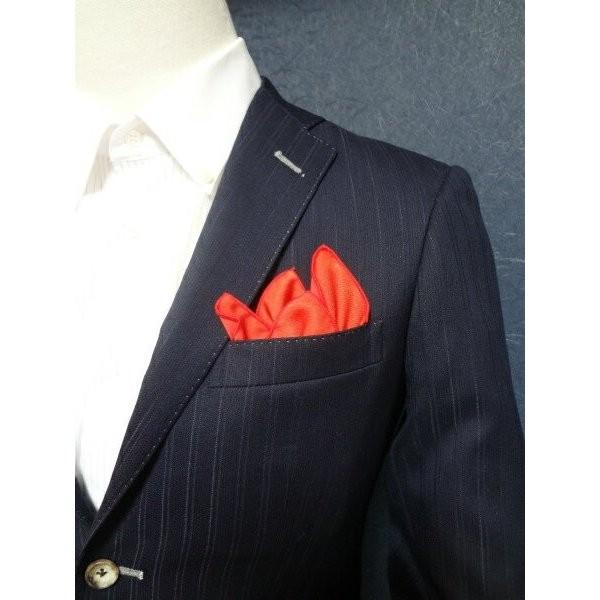 ポケットチーフ 結婚式 ワンタッチ ブランド フィックスポン fixpon メンズ クラッシュ 濃オ...