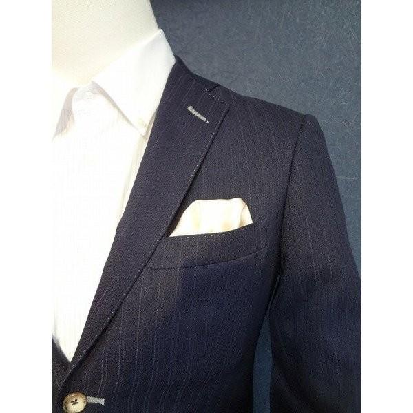 ポケットチーフ 結婚式 ワンタッチ ブランド フィックスポン fixpon メンズ パッフド２ ベー...