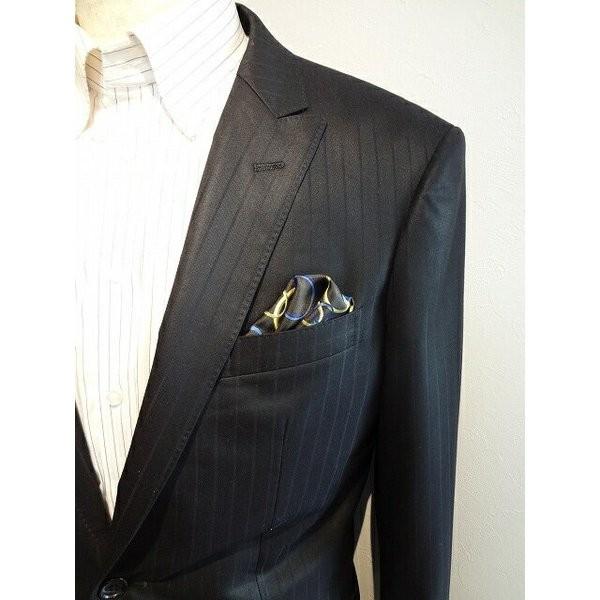 ポケットチーフ 結婚式 ワンタッチ ブランド フィックスポン fixpon メンズ パッフド２ ブラ...