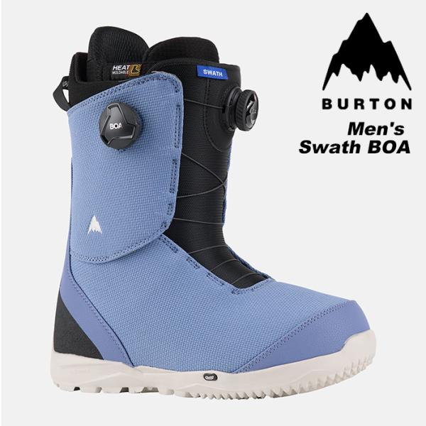 BURTON バートン スノーボード ブーツ Men&apos;s Swath BOA Slate Blue ...
