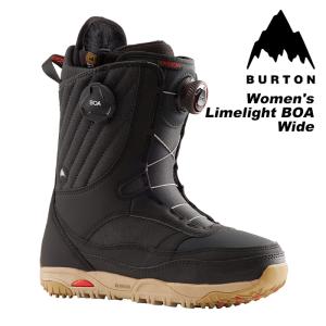 BURTON バートン スノーボード ブーツ Women's Limelight BOA - Wide Black 23-24 モデル レディース｜fjanck2