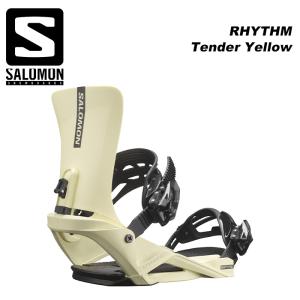 SALOMON サロモン スノーボード ビンディング RHYTHM Tender Yellow 23-24 モデル｜fjanck2