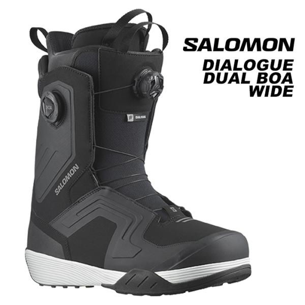 SALOMON サロモン スノーボード ブーツ DIALOGUE DUAL BOA WIDE BLA...