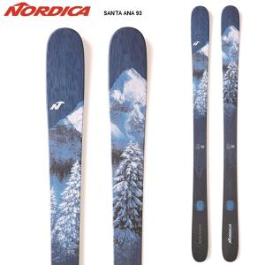 Nordica ノルディカ スキー板 SANTA ANA 93 板単品 22-23 モデル レディース｜fjanck2