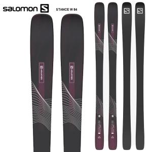 SALOMON サロモン スキー板 STANCE 84 W + STAGE GW 11(White) ビンディングセット 22-23 モデル レディース｜fjanck2