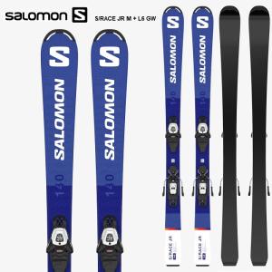 SALOMON サロモン スキー板 S/RACE Jr M +L6 GW ビンディングセット 22-23 モデル ジュニア ボーイズ ガールズ｜fjanck2