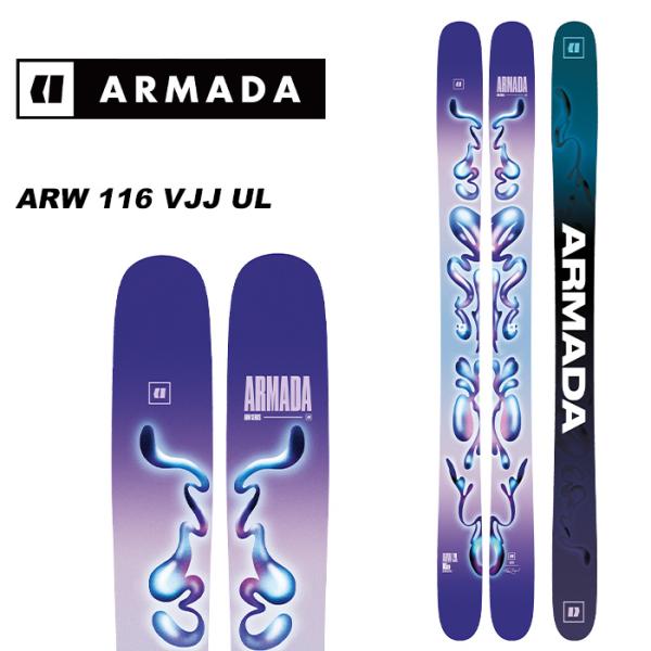 ARMADA アルマダ スキー板 ARW 116 VJJ UL 板単品 23-24 モデル レディー...