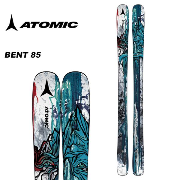 ATOMIC アトミック スキー板 BENT 85 板単品 23-24 モデル