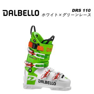 DALBELLO ダルベロ スキーブーツ DRS 110 ホワイト×グリーンレース 23-24 モデ...