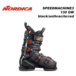 Nordica ノルディカ スキーブーツ SPEEDMACHINE3 130 GW black/anthracite/red 23-24 モデル｜fjanck2
