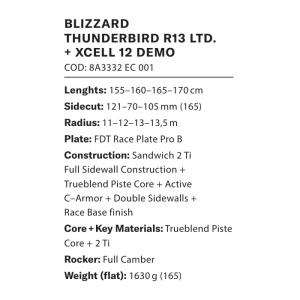 BLIZZARD ブリザード スキー板 THU...の詳細画像2