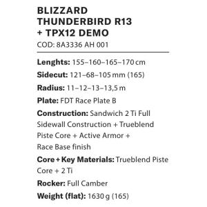 BLIZZARD ブリザード スキー板 THU...の詳細画像2