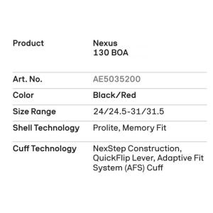 ATOMIC アトミック スキーブーツ NEX...の詳細画像3