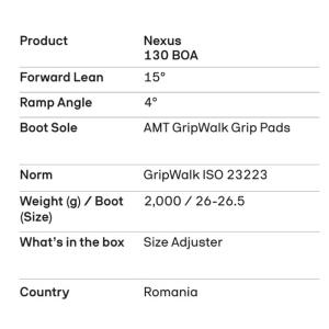 ATOMIC アトミック スキーブーツ NEX...の詳細画像5