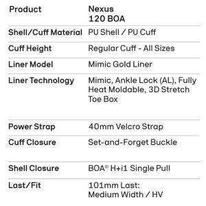 ATOMIC アトミック スキーブーツ NEX...の詳細画像4
