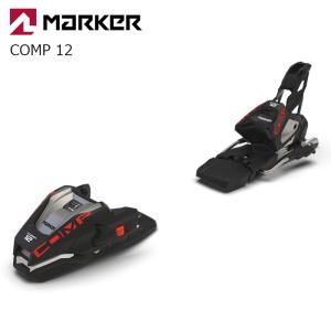 MARKER マーカー スキー ビンディング COMP 12 BLACK/FLO-RED（解放値 4.0-12.0）26-27モデル【単品販売不可】