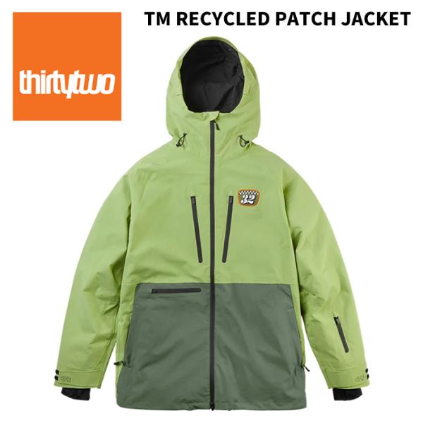 THIRTYTWO サーティーツー ウェア TM RECYCLED PATCH JACKET 25-...