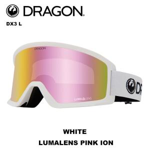 DRAGON ドラゴン ゴーグル DX3 L WHITE LUMALENS PINK ION 23-24 モデル【返品交換不可商品】｜fjanck2