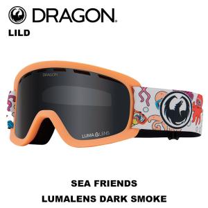 DRAGON ドラゴン ゴーグル LILD SEA FRIENDS LUMALENS DARK SMOKE 23-24 モデル【返品交換不可商品】｜fjanck2