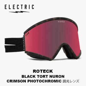 ELECTRIC エレクトリック ゴーグル ROTECK BLACK TORT NURON CRIMSON PHOTOCHROMIC  調光レンズ 23-24 モデル【返品交換不可商品】｜fjanck2