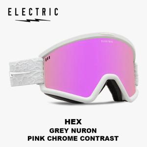 ELECTRIC エレクトリック ゴーグル HEX  GREY NURON PINK CHROME  CONTRAST  23-24 モデル【返品交換不可商品】｜fjanck2