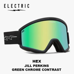 ELECTRIC エレクトリック ゴーグル HEX JILL PERKINS GREEN CHROME CONTRAST 23-24 モデル【返品交換不可商品】｜fjanck2