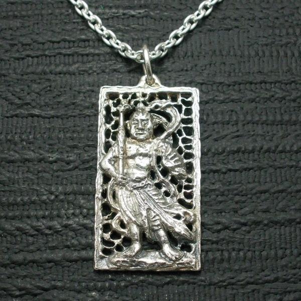 ペンダント 仏像 金剛力士 メンズ シルバー９２５ ネックレス