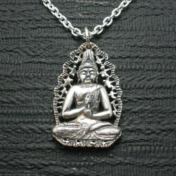 ペンダント 仏像 大日如来 メンズ シルバー９２５  ネックレス