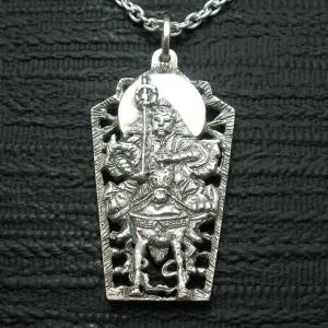 ペンダント 仏像 愛染明王 メンズ シルバー925 ネックレス : お守り