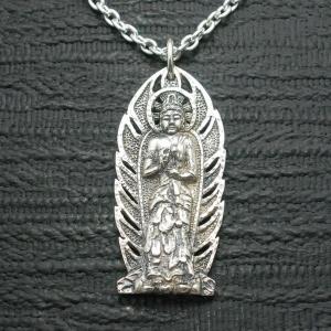 ペンダント 仏像 愛染明王 メンズ シルバー925 ネックレス : お守り