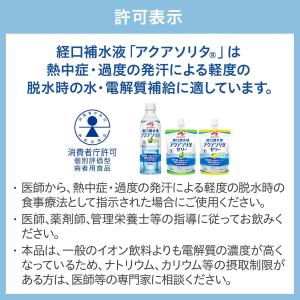 経口補水液 アクアソリタ 500ml味の素株式会社の詳細画像1
