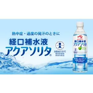 経口補水液 アクアソリタ 500ml味の素株式会社の詳細画像3