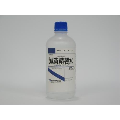 日本薬局方 滅菌精製水 500ml 健栄製薬