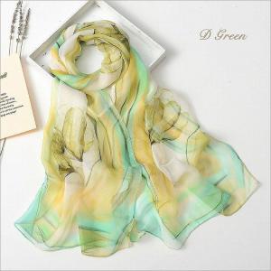 花柄シフォンストール レディース 薄手 春夏 ...の詳細画像5