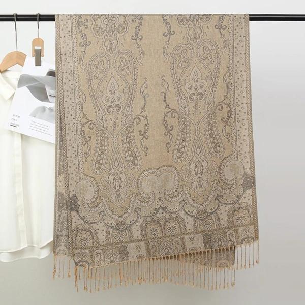 大判ストール 190×70cm ペイズリー柄 ショール マフラー レディース 秋冬 春 ギフト 肩掛...