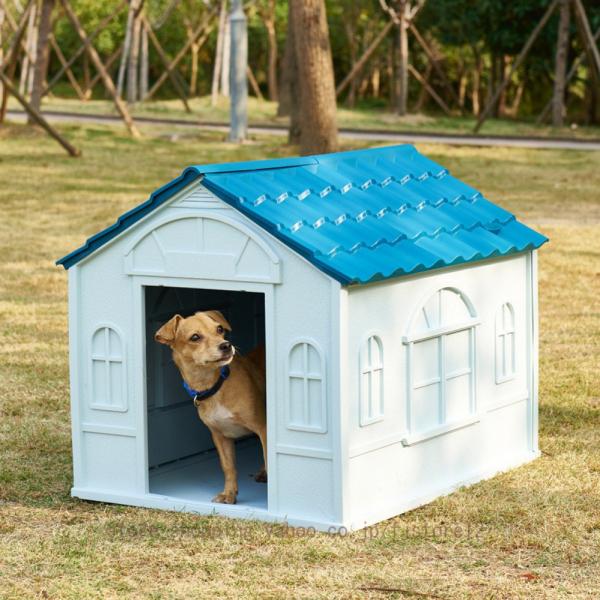 いぬ小屋 犬舎 屋外 小型犬 防水 ドックハウス シェルター 北欧 ペットハウス 組み立て型 柴犬用...