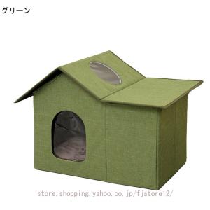 猫ハウス 屋外 キャットハウス 猫ベッド 防水...の詳細画像2