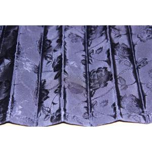 トラックカーテン サイドカーテン ジャガードパレス1 紺 プリーツ  巾100ｘ丈80cm 2枚入り...