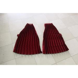 トラックカーテン 仮眠カーテン 大型中型兼用 プリーツ