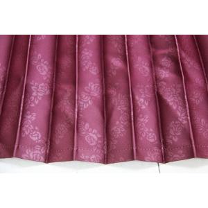 トラックカーテン 仮眠カーテン プリーツ 花かごグリーン サイズ巾