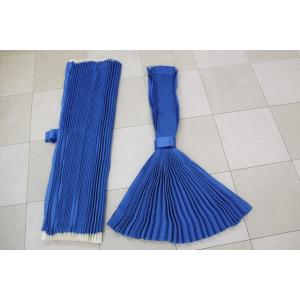 トラックカーテン サイドカーテン プリーツ コバルトブルー  巾100ｘ丈80cm 2枚入り1級遮光...