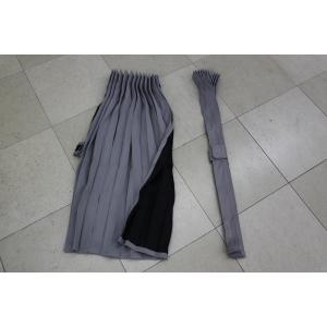 スーパーグレート 間仕切りカーテン(センター) プリント生地(グレー