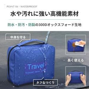 トラベルポーチ メイクポーチ バッグ 吊り下げ...の詳細画像4