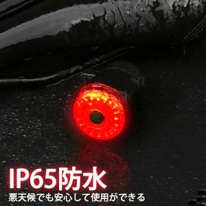 自転車 テールライト ブレーキランプ テールラ...の詳細画像3